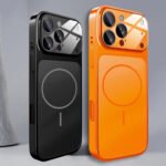 Original Magnetic Wireless Charging Matte Nano Glass Case For Iphone 17 Pro 17 Pro Max Mobile Phone Cases