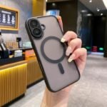 Luxury Matte Magnetic Wireless Charge Phone Case For Iphone 16 15 14 13 11 12 Pro - Image 3