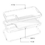 2022 New High Quality Soft Cell Phone Cover 3 in 1 Protective Shockproof Transparent Mobile Phone Case for iPhone 14 Pro Max - Image 5