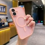 Luxury Matte Magnetic Wireless Charge Phone Case For Iphone 16 15 14 13 11 12 Pro - Image 6