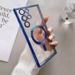 Plating Clear Magnetic Wireless Charge Case for Samsung S26 Plus & for S26 Shockproof Soft TPU Cover - Image 7