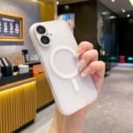 Luxury Matte Magnetic Wireless Charge Phone Case For Iphone 16 15 14 13 11 12 Pro