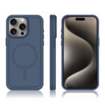 Magnetic Scrub Wireless Charging TPU Eco-friendly Shockproof Phone Case for 16/15/14/13/12/11 Pro Max - Image 4