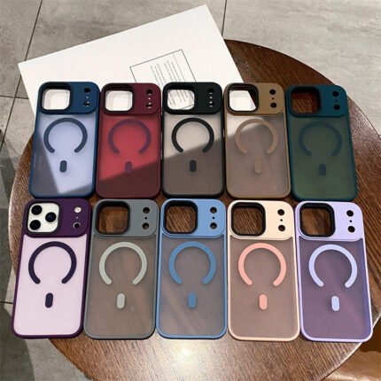 For iPhone 17 Pro Max Transparent Magnetic Wireless Charging PC TPU Phone Case for iPhone 17 Pro 17 Air