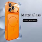 Original Magnetic Wireless Charging Matte Nano Glass Case For Iphone 17 Pro 17 Pro Max Mobile Phone Cases - Image 4