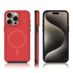Magnetic Scrub Wireless Charging TPU Eco-friendly Shockproof Phone Case for 16/15/14/13/12/11 Pro Max